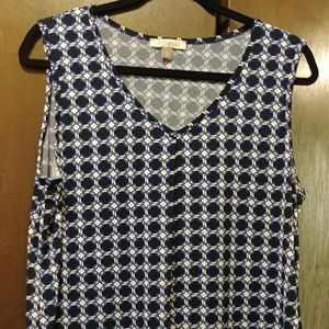 Dressy Tank with Sheer Trim